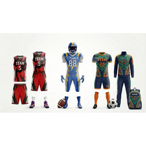 Camiseta de Fútbol Transpirable de Malla Premium, Unisex, para Adultos, Manga Corta, Tallas Grandes, Personalizable - Product Image 1