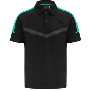 Hombre nuevo estilo ropa de verano personalizado al por mayor en blanco 100% algodón bloque de color golf más tamaño Polo camisetas - Product Image 6