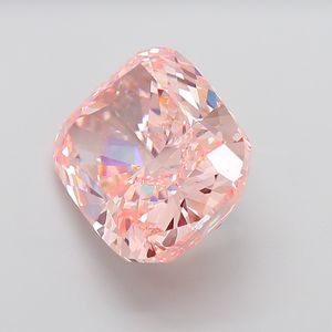 Diamante Cultivado en Laboratorio Jk Creation ADK 319, Color Vibrante Naranja-Rosa Intenso, Corte Maestro Tipo Cojín Radiante, Claridad VVS2, para Joyería - Product Image 2