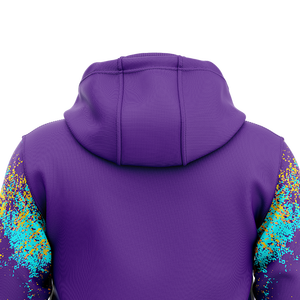 เสื้อฮู้ดผู้ชายแบบมีฮู้ดสำหรับฤดูหนาวใหม่ ผ้าฟลีซ ปักลายดิจิทัล ผสมโพลีเอสเตอร์/คอตตอน กันน้ำ - Product Image 5