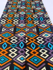 Tissu africain sur mesure de 6 mètres avec des impressions à la cire originales pour les concepteurs et les détaillants par le fournisseur Hitjem Export Ghana - Product Image 4
