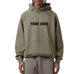 Vente en gros de sweats à capuche oversize en coton, sweats à capuche à épaules tombantes, fourniture de vêtements en gros - Product Image 4