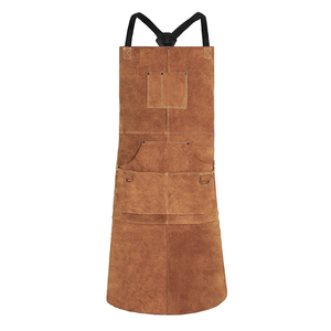 Delantal de Cuero sin Mangas con Cintura Ajustable y Múltiples Bolsillos, Ropa de Trabajo Moderna para Hombres y Mujeres - Product Image 1
