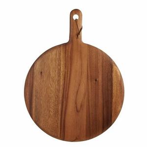 Planche à découper en bois d'acacia de 1,5 cm d'épaisseur avec poignée pour servir, planches à découper de cuisine, pizza, pain, fromage, charcuterie, fruits, légumes - Product Image 3