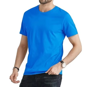 เสื้อยืดผู้ชายสไตล์ลำลองแบบสปอร์ตใหม่ ขายส่ง ทรงปกติ แขนสั้น สั่งทำพิเศษ ผลิตในปากีสถาน ผ้าฝ้าย 100% ระบายอากาศได้ดี แห้งเร็ว - Product Image 1