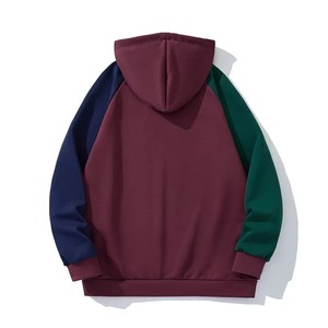 Sudadera con Capucha Extra Grande para Hombre, 100% Algodón, Felpa Francesa, Estilo Casual Otoñal, Corte Regular, Diseño con Bolsillos, Color Sólido, Ecológica - Product Image 2