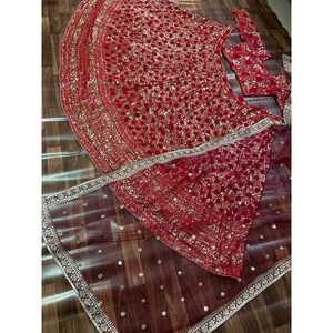 Designer Women's <b>Sets</b> Beautiful Embroidery Work Lehenga Choli - Product Image 1