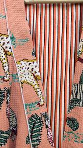 Bata Kimono de Algodón para Spa, Estampado Floral, Ligera, para Descansar - Product Image 3