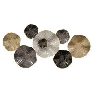 Arte Decorativo de Pared de Metal Negro, Decoración de Pared para el Hogar, Sala de Estar, Diseño de Hojas de Lujo, Arte para Colgar en la Pared - Product Image 6