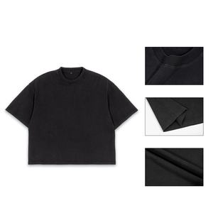 T-shirt Homme Vintage en Coton 100% Respirant, Coupe Ample, Imprimé Personnalisé, Lavage Acide, Manches Courtes, Haute Qualité, Vente en Gros - Product Image 3