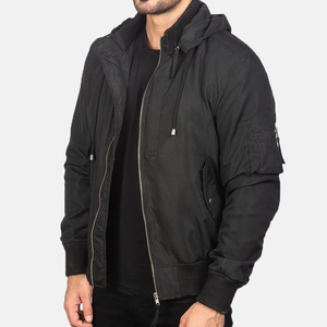 Chaqueta Bomber Ligera de Invierno para Hombre, de Poliéster/Algodón, Impermeable, Cortavientos, con Cremallera, Personalizable, Informal, con Forro de Piel - Product Image 5