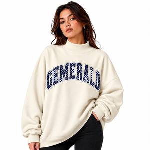 Venta al por Mayor Directa de Fábrica: Sudaderas Deportivas de Gimnasio para Adultos y Niñas, Cuello Alto, Talla Grande, para Invierno - Product Image 1