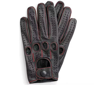 OEM Custom Men's <b>Fingerless</b> Driving <b>Gloves</b> Genuine Leather Breathable Sports Plain Style for Daily Use - Product Image 3