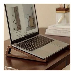 BLUE LOTUS FARM Aaron Le Support pour ordinateur portable en bois sur trépied - Conception écologique et peu encombrante pour la maison et le bureau - Product Image 6