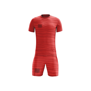 Equipación de fútbol para entrenamiento, para niños y hombres, uniforme de fútbol personalizado sublimado, transpirable, de poliéster. - Product Image 1