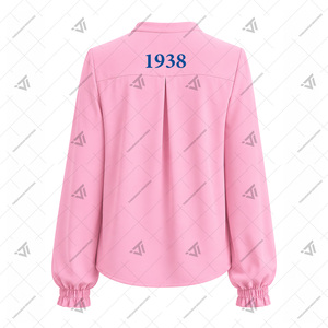 ขายส่งสินค้าจากบริษัทแจ็คแอนด์จิล ออฟ อเมริกา อิงค์ เสื้อผ้าผู้หญิง เสื้อเชิ้ตปักลายจีบพร้อมแขนพอง สไตล์กรีก - Product Image 3