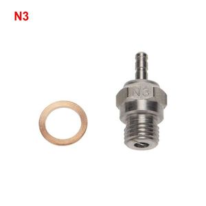70117 ปลั๊กสปาร์คฮอทโกลว์สำหรับ 1/10 1/8 N3 สำหรับรถ RC ไนโตรเข้ากันได้กับแบรนด์ HPI SHP HSP - Product Image 1