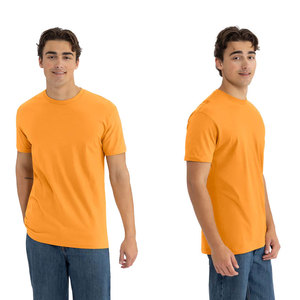 T-shirts personnalisés en gros avec logo USA, 100% coton, t-shirts vierges en vrac, inspirés par Next Level Apparel Custom Logo T Shirt - Product Image 1