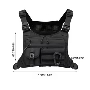 Sac de poitrine tactique pour hommes et femmes, sac de course pour la moto, la chasse, l'entraînement, la pêche, la randonnée et le camping - Product Image 5