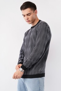 T-shirt à manches longues rayé pour homme – Mélange de coton de qualité supérieure, col rond, vêtement décontracté pour un confort quotidien - Product Image 5