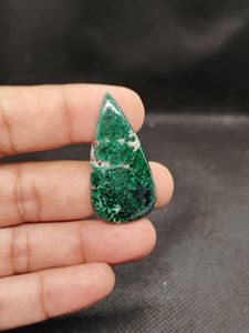 High Quality Polished Chrysocolla Malachite Natural Stone Round Cabochons Beads Gemstone Jewelry - Product Image 3