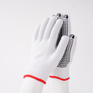High Quality New 2026 PVC Dotted Cotton <b>Gloves</b> 10mil Thick <b>Silicone</b>-free for Automotive Detailing and Maintenance OEM Service - Product Image 3