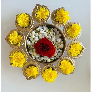 New Arrival Gold Iron Luxury <b>Hammered</b> Urli T-Light <b>Holder</b> New T-Light <b>Holder</b> Modern T-Light <b>Holder</b> Rustic T-Light <b>Holder</b> Decor - Product Image 4