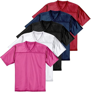 Uniforme de Rugby Azul Marino Transpirable de Alta Calidad, Jersey de Fútbol Americano Extra Grande con Bordado, Tallas Grandes Disponibles - Product Image 2