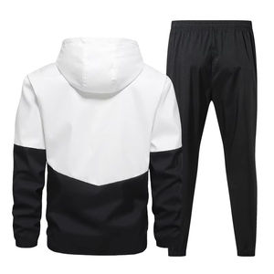 Conjunto Deportivo Premium de Alta Calidad para Hombre, Transpirable, con Parches, Estilo Oversize, Chaqueta Cortavientos y Pantalones, Talla Grande - Product Image 3