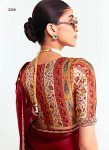 Sari vintage inspiré de Bollywood avec broderies, tenue indienne traditionnelle pour femmes, parfait pour les mariées, les fêtes - Product Image 6