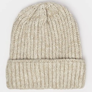 Gorro de Punto Unisex para Invierno, Color Sólido, Uso Casual, 56-58CM, Hecho a Mano, Material Acrílico - Product Image 1