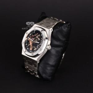 Reloj de Lujo con Esfera Esqueletizada para Hombre, Bisel con Incrustaciones de Diamantes, Acero Inoxidable, Reloj de Pulsera Mecánico Automático para Uso Diario - Product Image 6