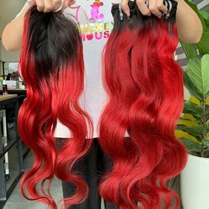 ผมมนุษย์บริสุทธิ์รวมกลุ่มคลื่นร่างกายสีธรรมชาติต่อขนหนังกําพร้าผมเวียดนามดิบชิดกัน - Product Image 4