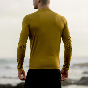 High Quality Comfortable and Breathable <b>Men</b> <b>Rash</b> <b>Guard</b> In Solid Color Cheap Price Adult Size <b>Rash</b> <b>Guards</b> For <b>Men</b> - Product Image 5