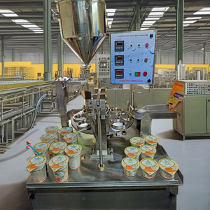 Máquina Automática para Llenar Vasos de Helado de 600 ml, Controlada por PLC, con Motor de Precisión al 100% y 1 Año de Garantía - Product Image 1