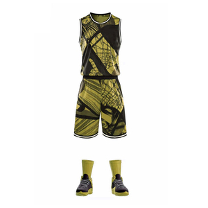 Uniforme de Baloncesto de Pakistán, 100% Poliéster, Transpirable, Tallas Grandes, Nombre del Equipo Personalizado, al Mejor Precio - Product Image 2