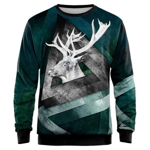 Sweat-shirt à sublimation personnalisé de couleur légère, meilleur design, service OEM en gros, pour hommes, 2026 - Product Image 2