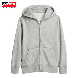 เสื้อฮู้ดซิปครีมสีน้ำตาลทรงโอเวอร์ไซส์สำหรับทุกเพศ ยี่ห้อ INDEX SPORTSWEAR เหมาะสำหรับใส่ลำลองในฤดูใบไม้ร่วง ผลิตจากผ้าฝ้าย 100% แบบเฟรนช์เทอร์รี่ถัก - Product Image 4