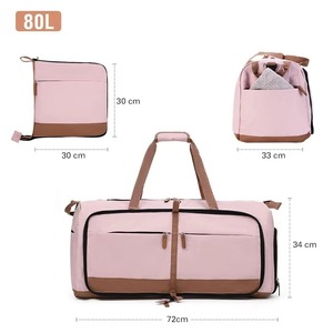 Hot Selling Weekender Luxury Large Storage Sports Checked Design High Quality Customized Gym Duffle <b>Backpack</b> Unisex Sports Bag - Product Image 4