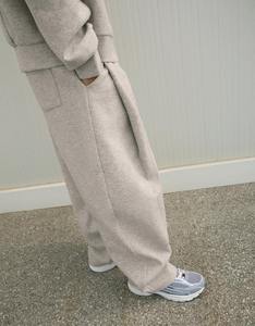 Pantalon de jogging cargo en molleton épais pour homme, style sport décontracté avec poches, noir - Product Image 3