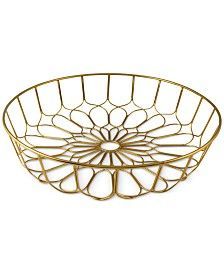 Panier à fruits multifonction en acier inoxydable avec poignée, design durable et écologique pour le rangement sur le comptoir de cuisine, idéal pour les pommes et les bananes - Product Image 3