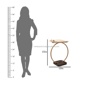 Mesa auxiliar para servir café y té de Metal de diseño moderno, muebles de sala de estar de fábrica profesional de alta calidad, precio bajo - Product Image 5