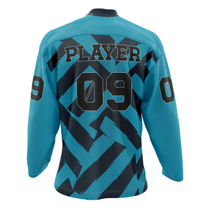 Design Your Own Logo Ice Hockey Jersey High Quality Ice Hockey Jersey 100% Polyester Breathable Custom Made jersey - Product Image 2