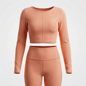 Ensemble de yoga pour femmes, vêtements de sport respirants pour la gym, tenue de fitness, vêtements de sport athlétiques, vêtements de course à pied - Product Image 1