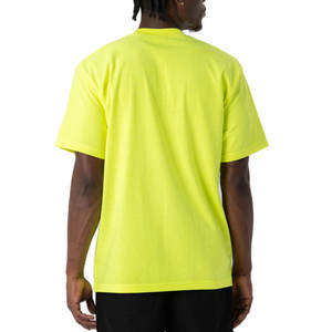 T-shirts oversize pour hommes, style vintage, en coton épais, pour la gym, coupe ample, manches courtes, avec poche. - Product Image 4