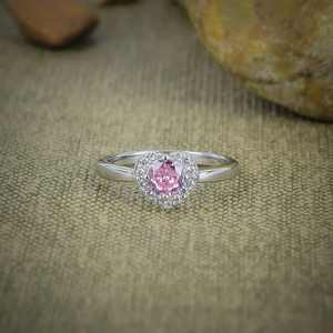 Natural Pink Kunzite <b>925</b> Sterling <b>Silver</b> IGI Certified Heart Cut Art Deco <b>Ring</b> Handmade Dainty Gemstone Fine Jewelry Elegant - Product Image 6