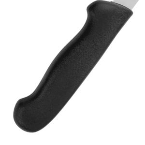 Couteaux à désosser la viande professionnels avec manche texturé noir, lame argentée fine et pointue, et poignée ergonomique pour la transformation de la volaille - Product Image 3