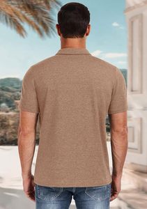 เสื้อยืดแขนสั้น Royal Comfort Everyday ผ้าถักเนื้อแน่น ระบายอากาศได้ดี ทรงพอดีตัว ให้ความรู้สึกหรูหรา สำหรับสุภาพบุรุษยุคใหม่ - Product Image 3