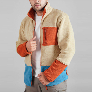 Veste polaire zippée à capuche pour homme, coupe-vent doux et chaud, style décontracté, idéale pour le sport en extérieur - Product Image 2