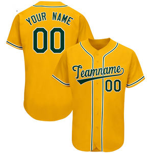 Camiseta de Béisbol Personalizada con Botones, Uniforme de Equipo, Nombre y Número Personalizados, Manga Corta, Venta al Por Mayor - Product Image 5